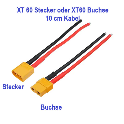 Xt60 stecker buchse kabel - xt60,
