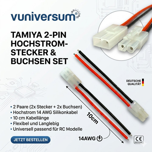 Paar tamiya stecker buchse - paar,