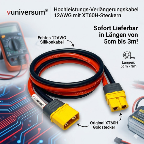 Xt60h buchse auf stecker - ✅,