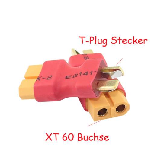 Adapter xt60 buchse auf - auf, t-
