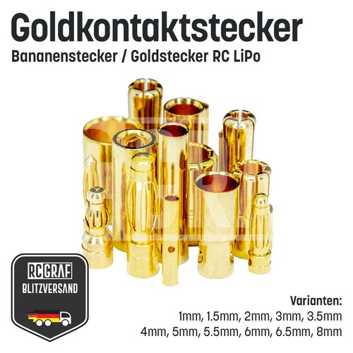 Goldstecker bananenstecker 1mm - goldstecker,