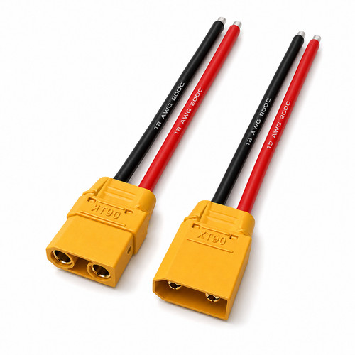 Xt90h silikonkabel 15cm 12awg - 15cm,