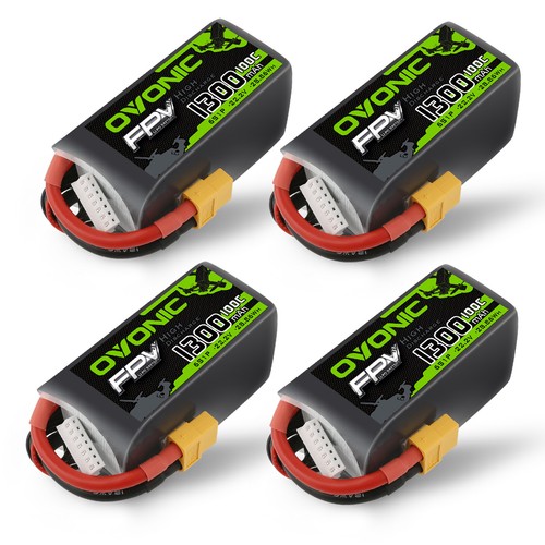 Ovonic 1300mah lipo akku - 4x, 6s